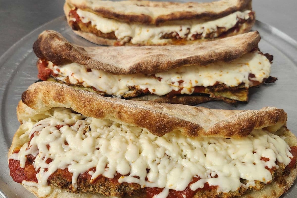 Eggplant Parmigiano Sandwich/Panuozzo