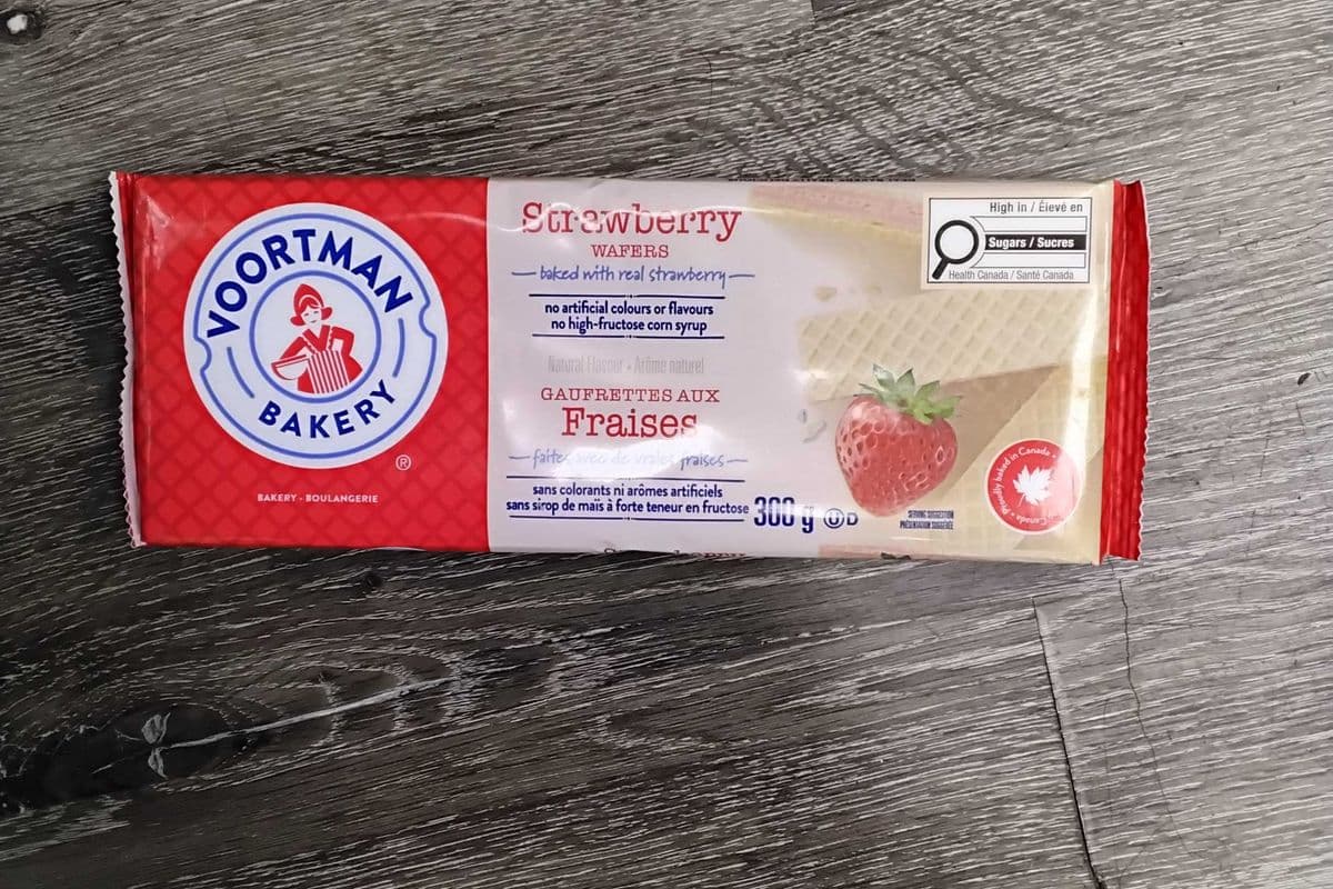 Voortman strawberry wafers (300g)