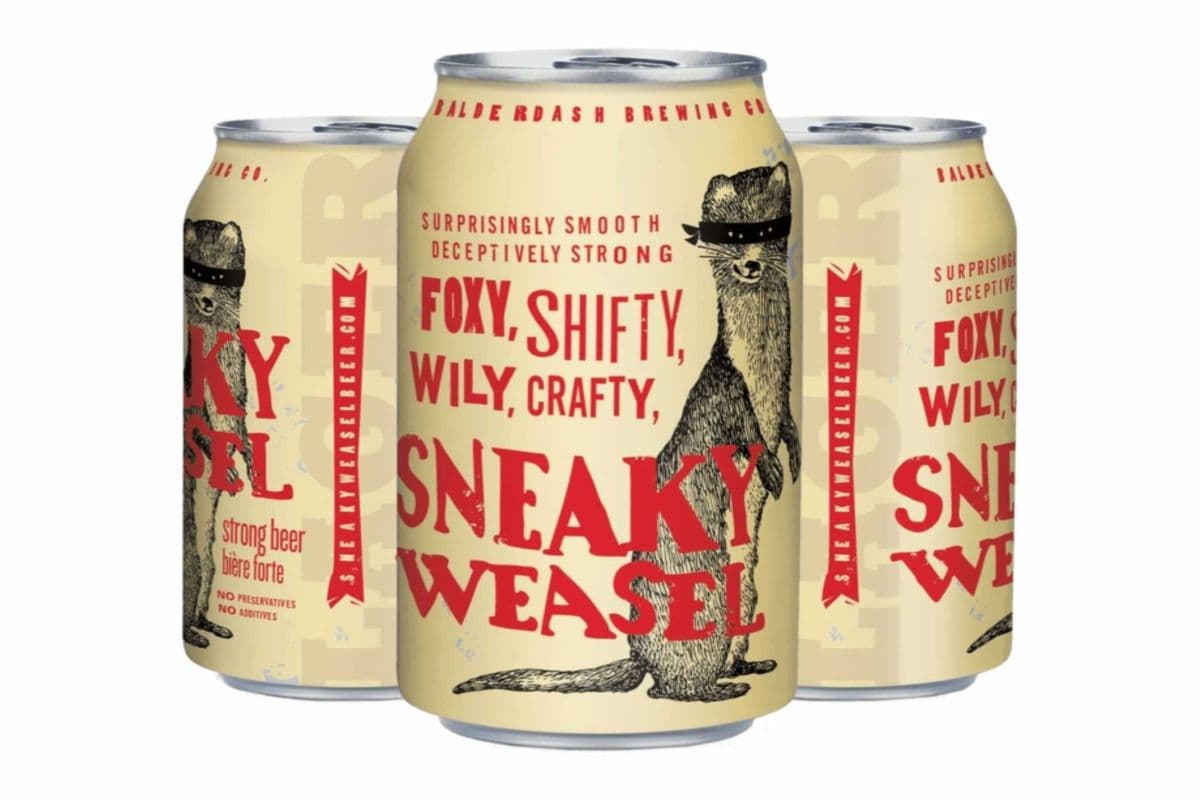 Sneaky Weasel Lager (1 x 473 ml can)