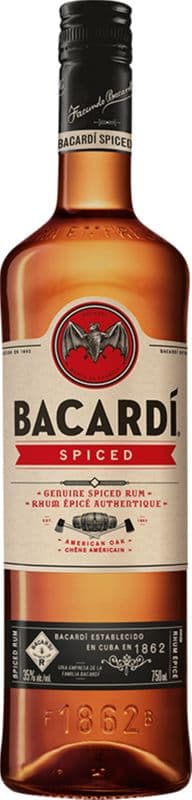 Bacardi Spiced (750 ml Bottle) (1 x 750ML)