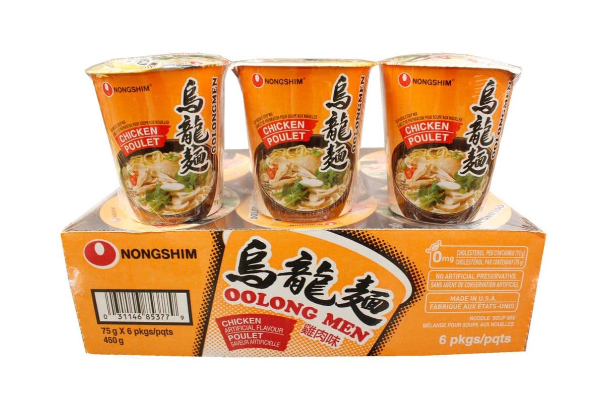 Nong Shim Instant Chicken Cup Noodle (6x75 gm)