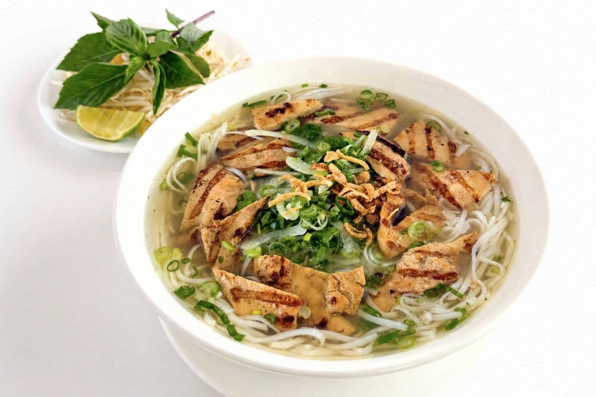 16. Grilled Chicken Noodle Soup