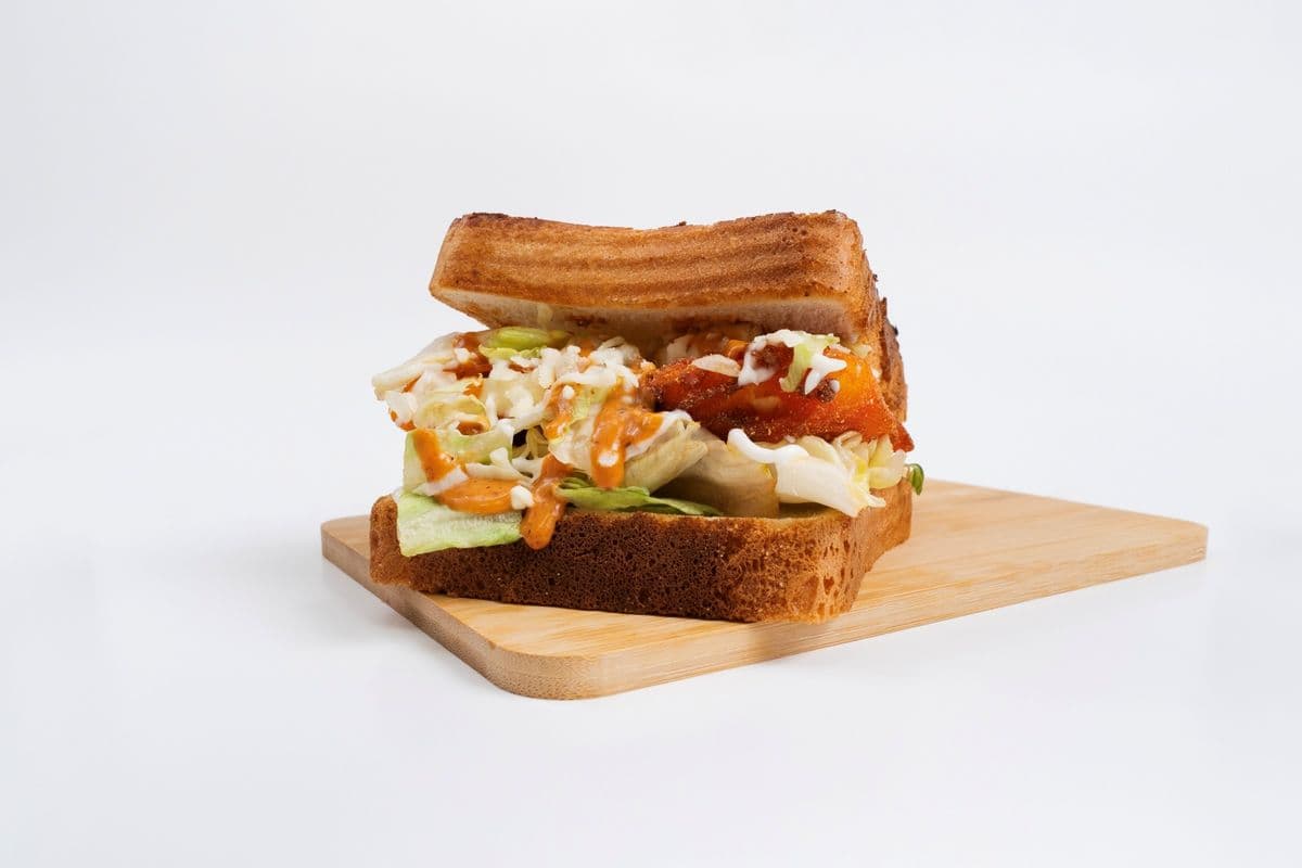 Crispy Paneer Sandwich (2 Bhature)