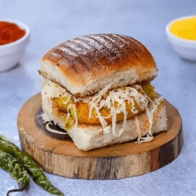 Bombay Grilled Cheese Vada Pav (2  Pcs)