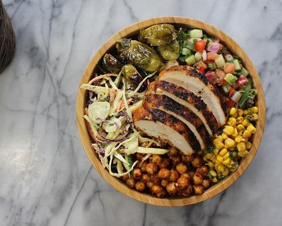 Spicy Grilled Chicken Grain Bowl