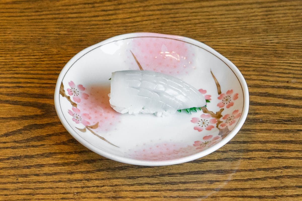Ika (Squid) Nigiri Sushi