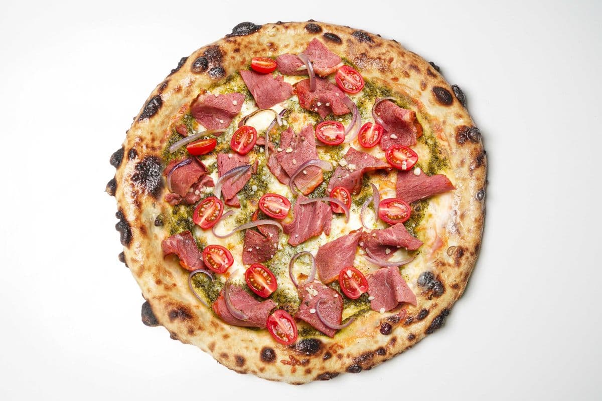 14" Pastrami di Manzo Pizza