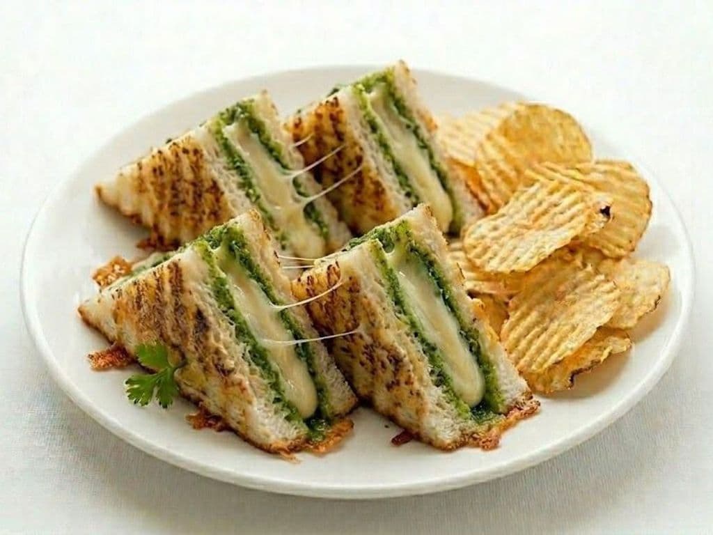 Cheese  Chutney Sandwich