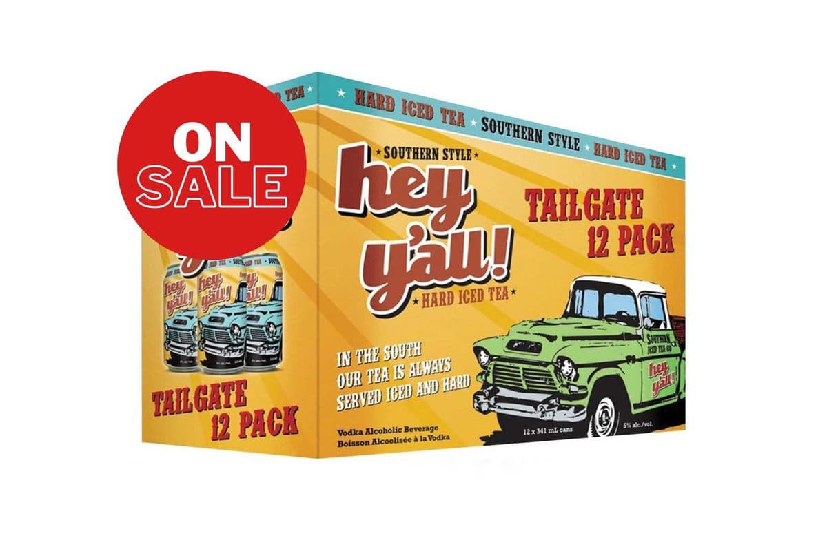 Hey Y'all Original Hard Iced Tea (12 x 355 ml cans)
