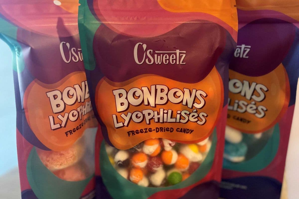 Skittles süre O'sweetz lyophilisé