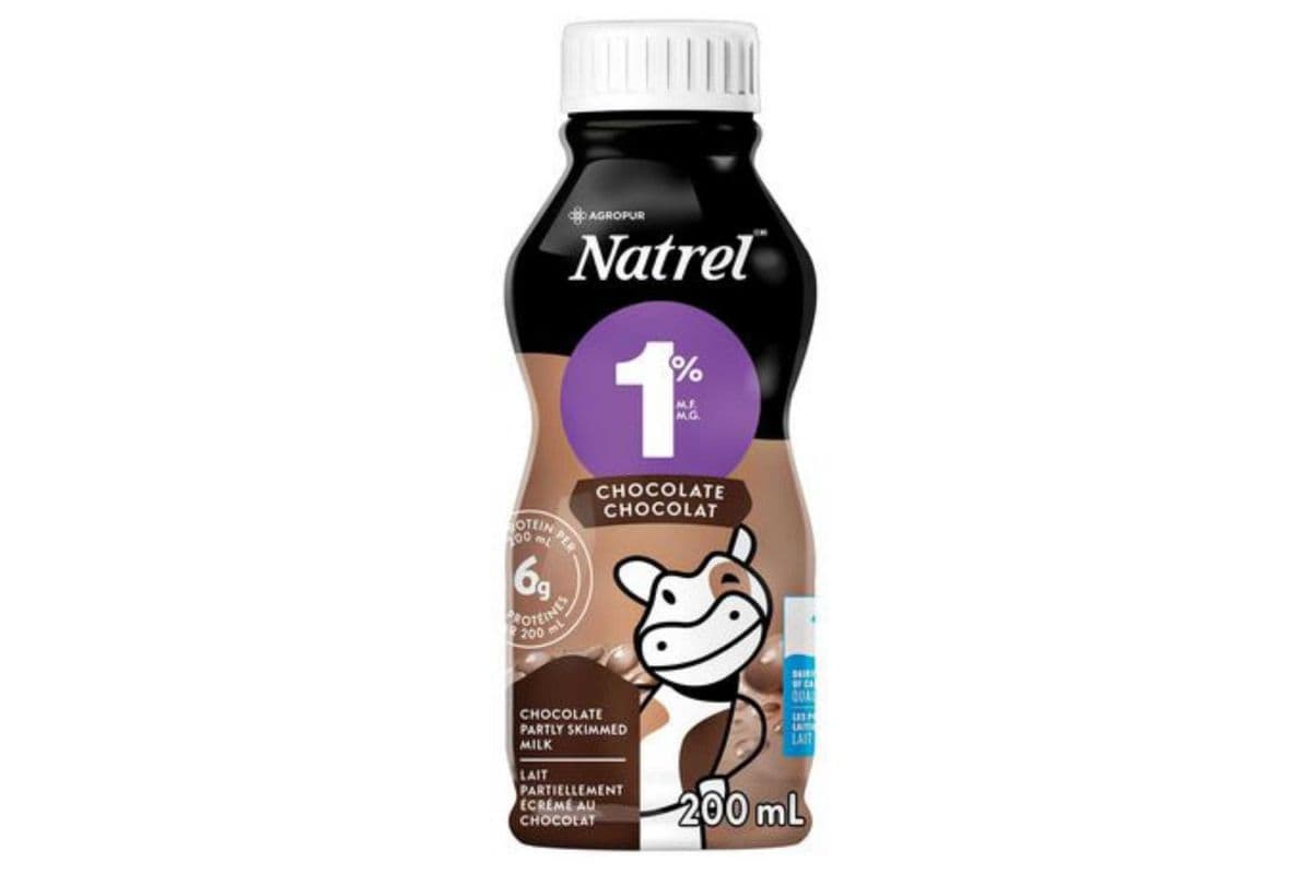 Natrel Chocolate Milk 1% / lait chocolat ( 200 ml)