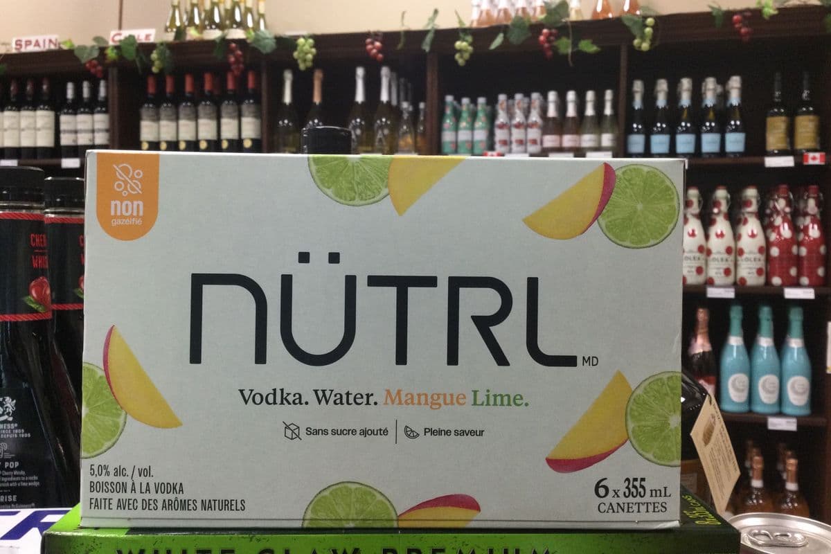 Nutrl Vodka Water - Mango Lime (1 x 6 x 355 ml)