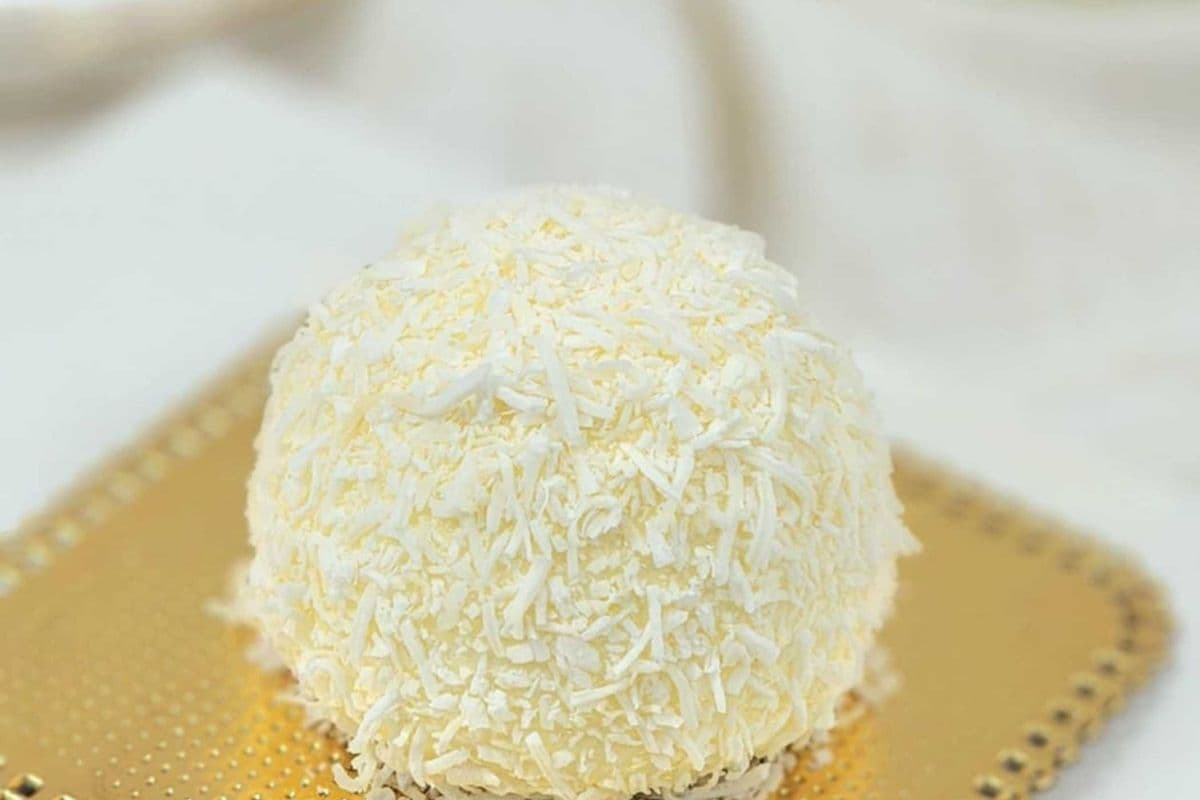 Coconut B0mb Truffle Cake