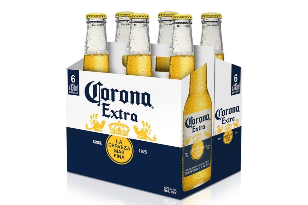 Corona extra Mexican lager beer 6 x 330 ml bottle (6 x 6x330 ml)