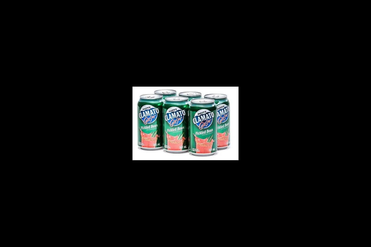 MOTT'S CLAMATO CAESAR PICKLED BEAN (6 x 341 ML) (6 x 6*355ml)