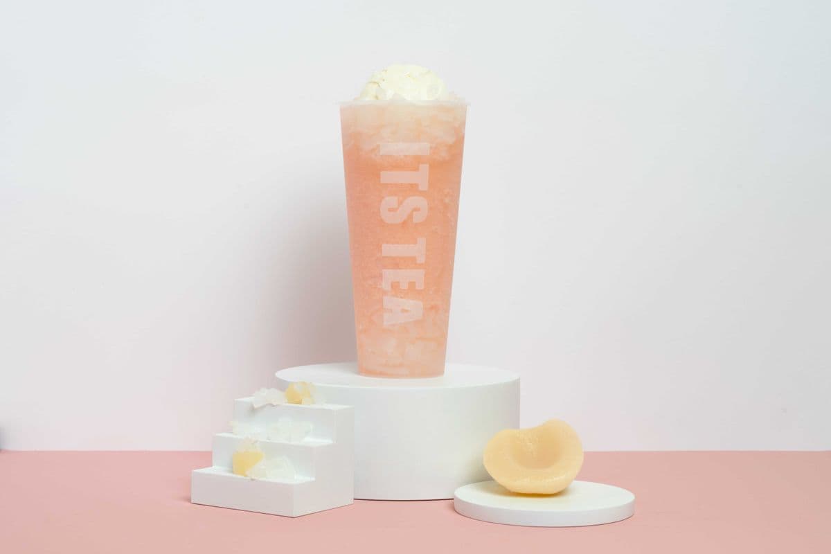 Peach Slush with Ice Cream 逃之夭夭冰激凌