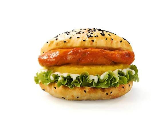 2.Hawaiian Grilled Chicken Sandwich / 2.凤梨板烧堡