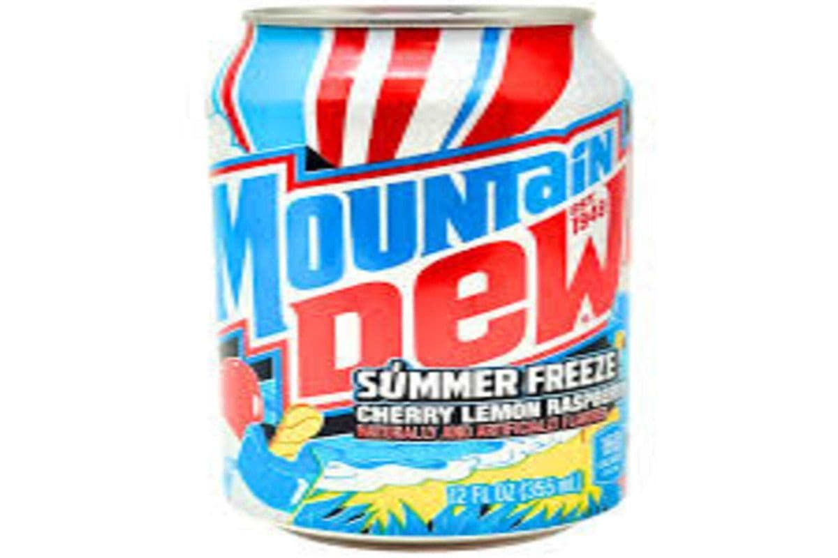 mountain dew cherry lemon raspberry 355ml