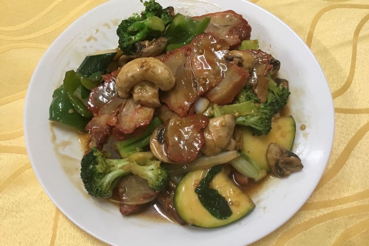Sliced Pork with Mushroom