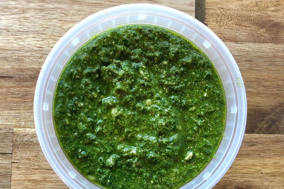 Basil Pesto ( Vegan)