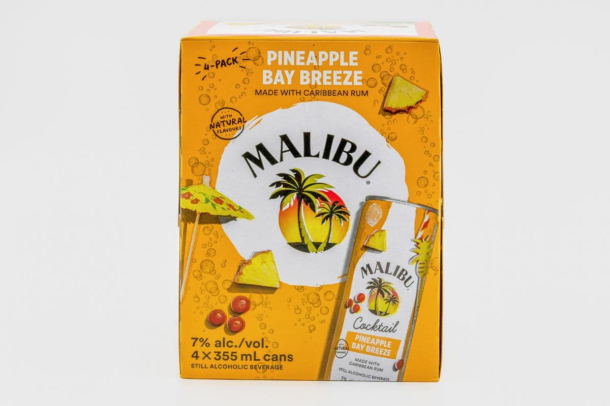 Malibu Pineapple Bay Breeze (4 x 355ml Cans)
