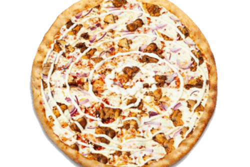 Halal Chicken Shawarma Pizza