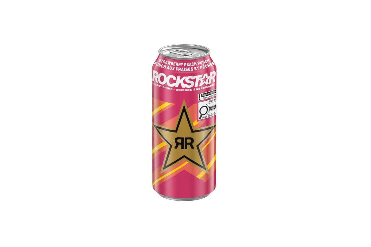 Rock Star Strawberry Peach Punch (473 ml)