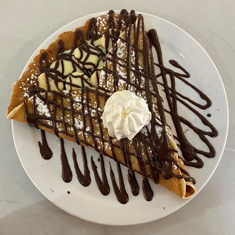 Crêpe bananes, chocolat (PETITE) / Banana Chocolate Crepe (SMALL)