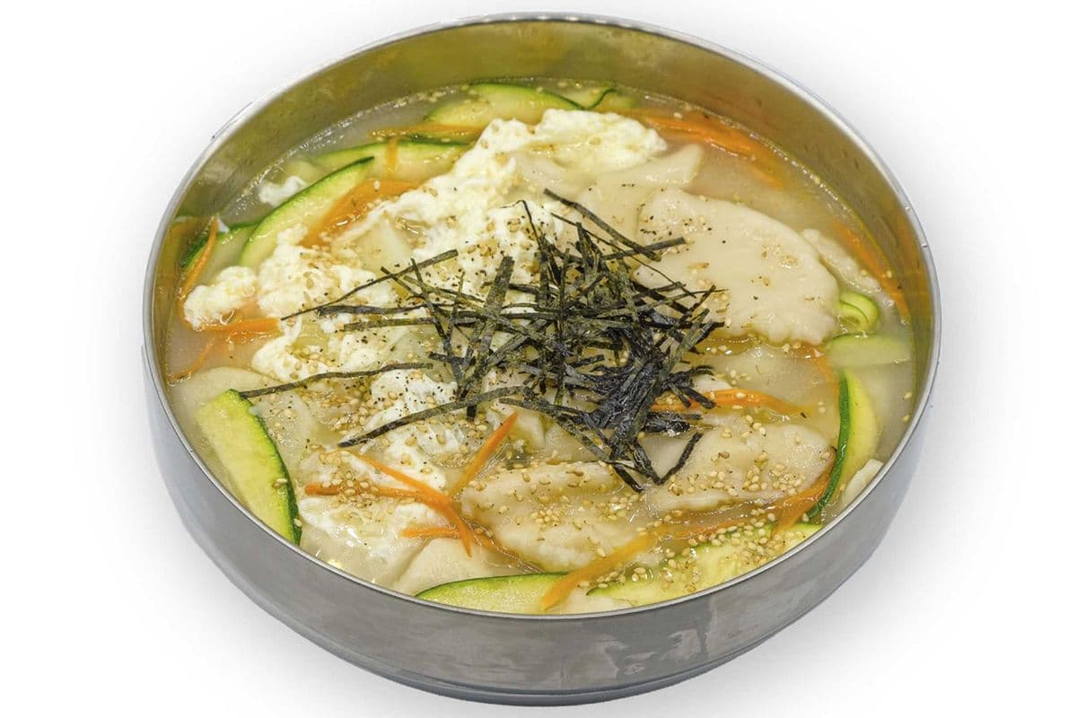 Sujebi (hand-pulled dumpling soup)