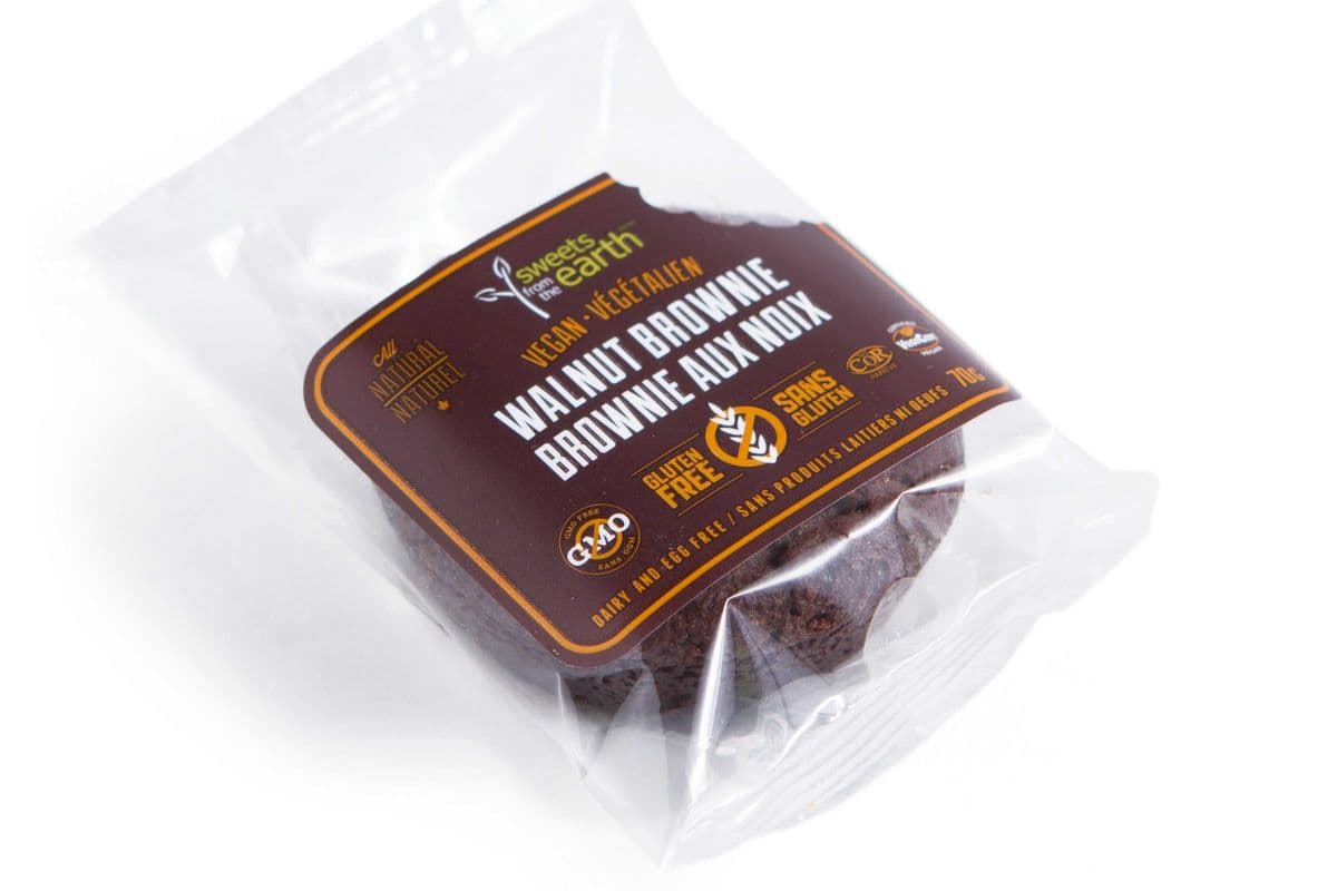 Gluten Free Walnut Brownie - Grab & Go (70g)