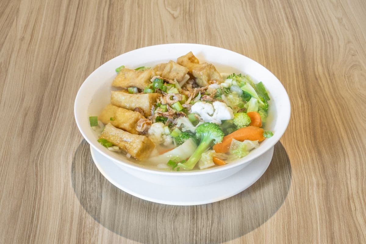 60. Vegetable and Tofu Noodle Soup