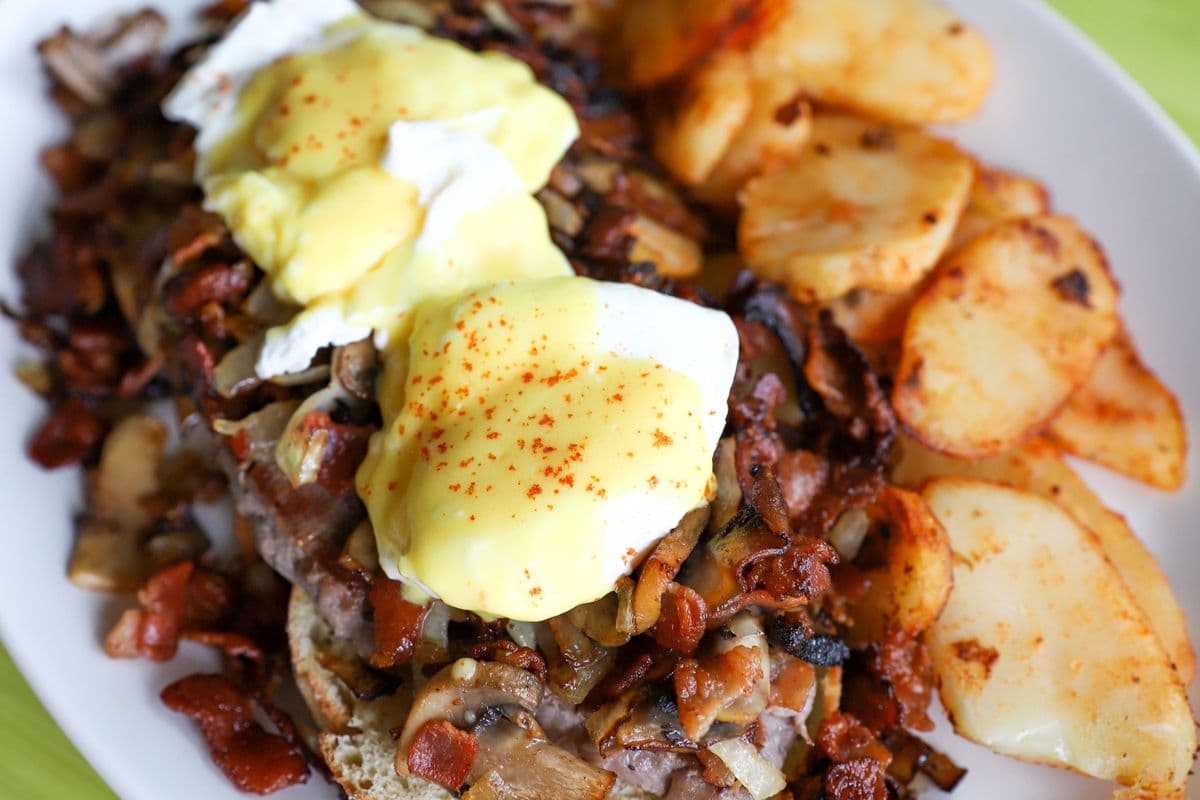 Steak Eggs Hollandaise