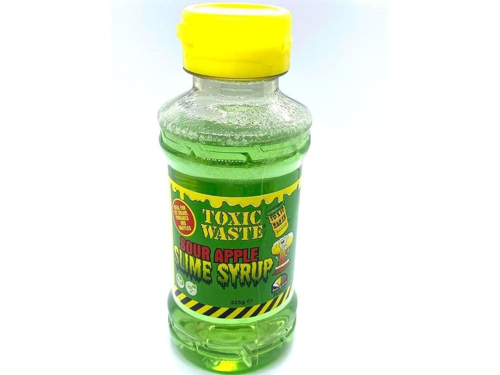 Toxic Waste Sour Slime Syrup Apple UK 325g British Liquid Candy 
