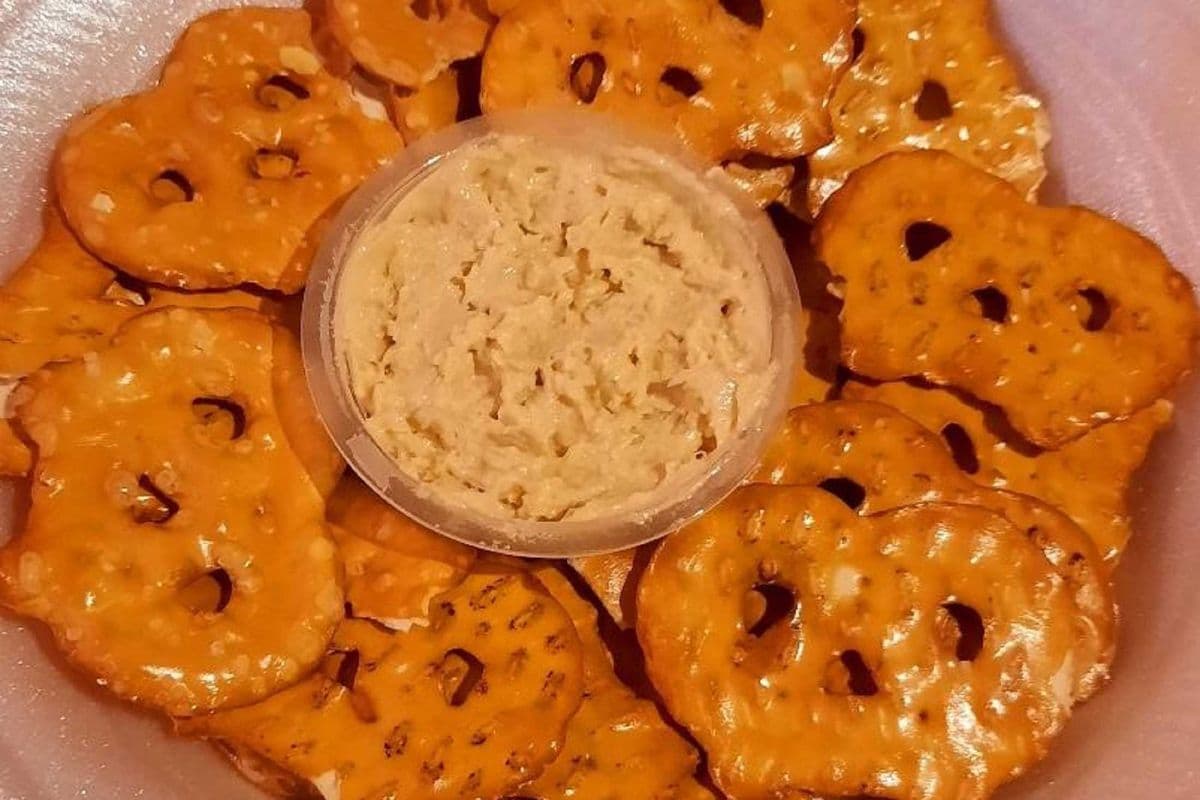 Pretzels and Hummus