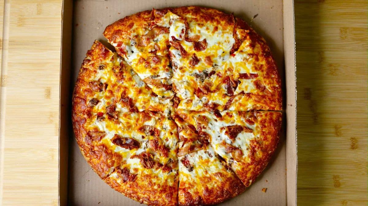9" Bacon Cheeseburger Pizza