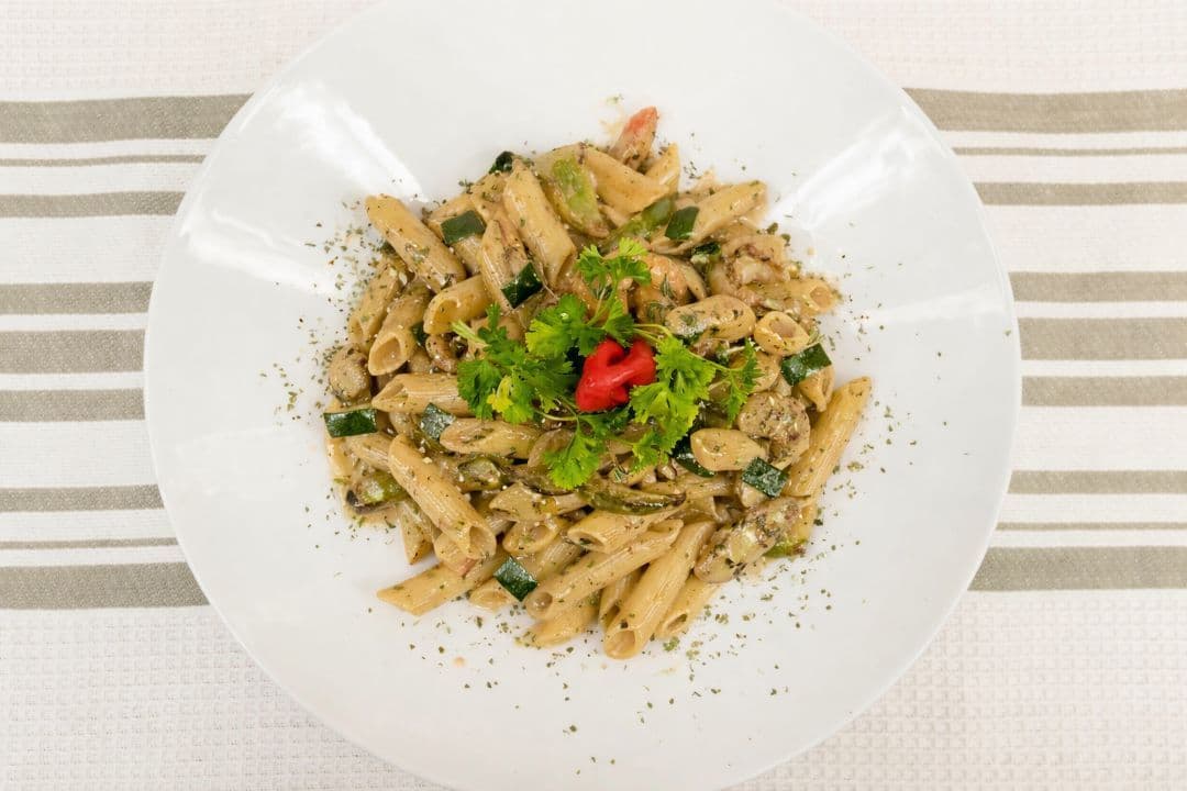 Jerk Veggie Pasta