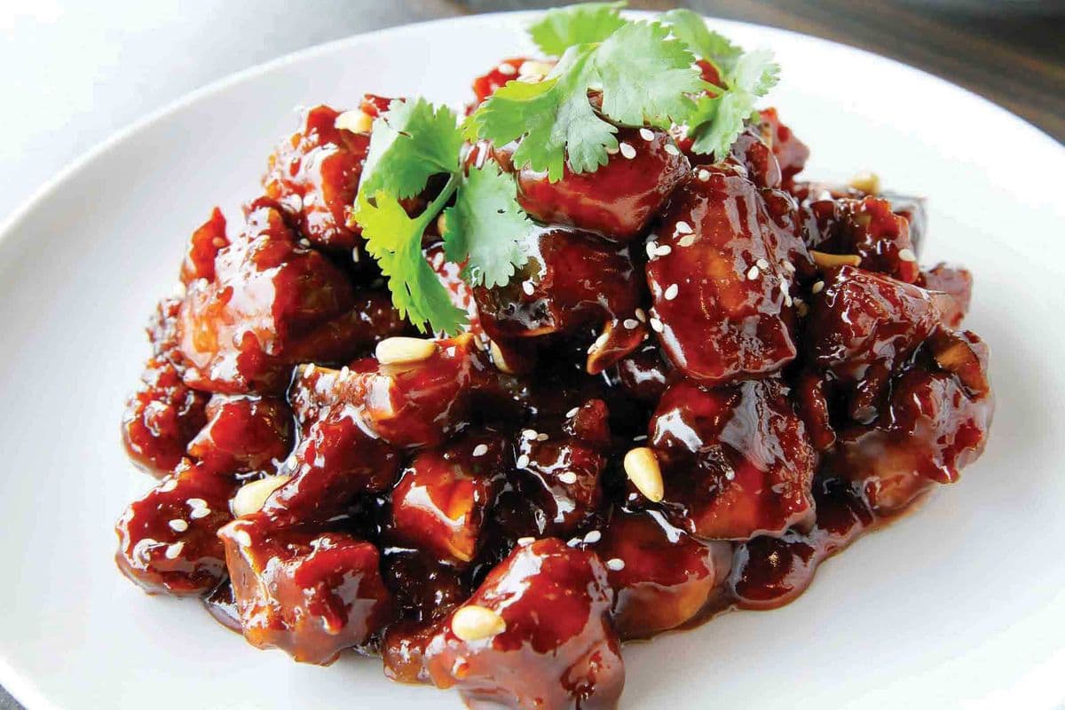 Sweet and Sour Spareribs with Sesame Seed and Pine Nuts 鎮江骨