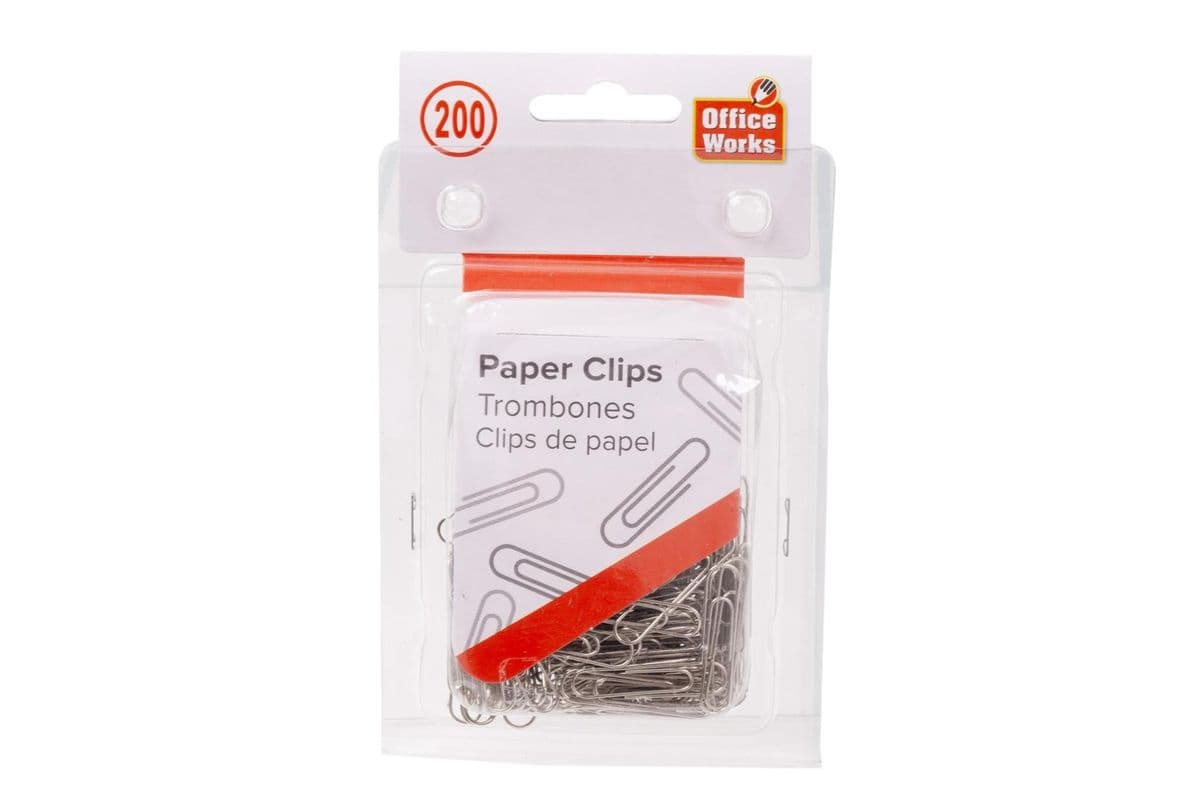 Metal Paper Clips (200 pcs)