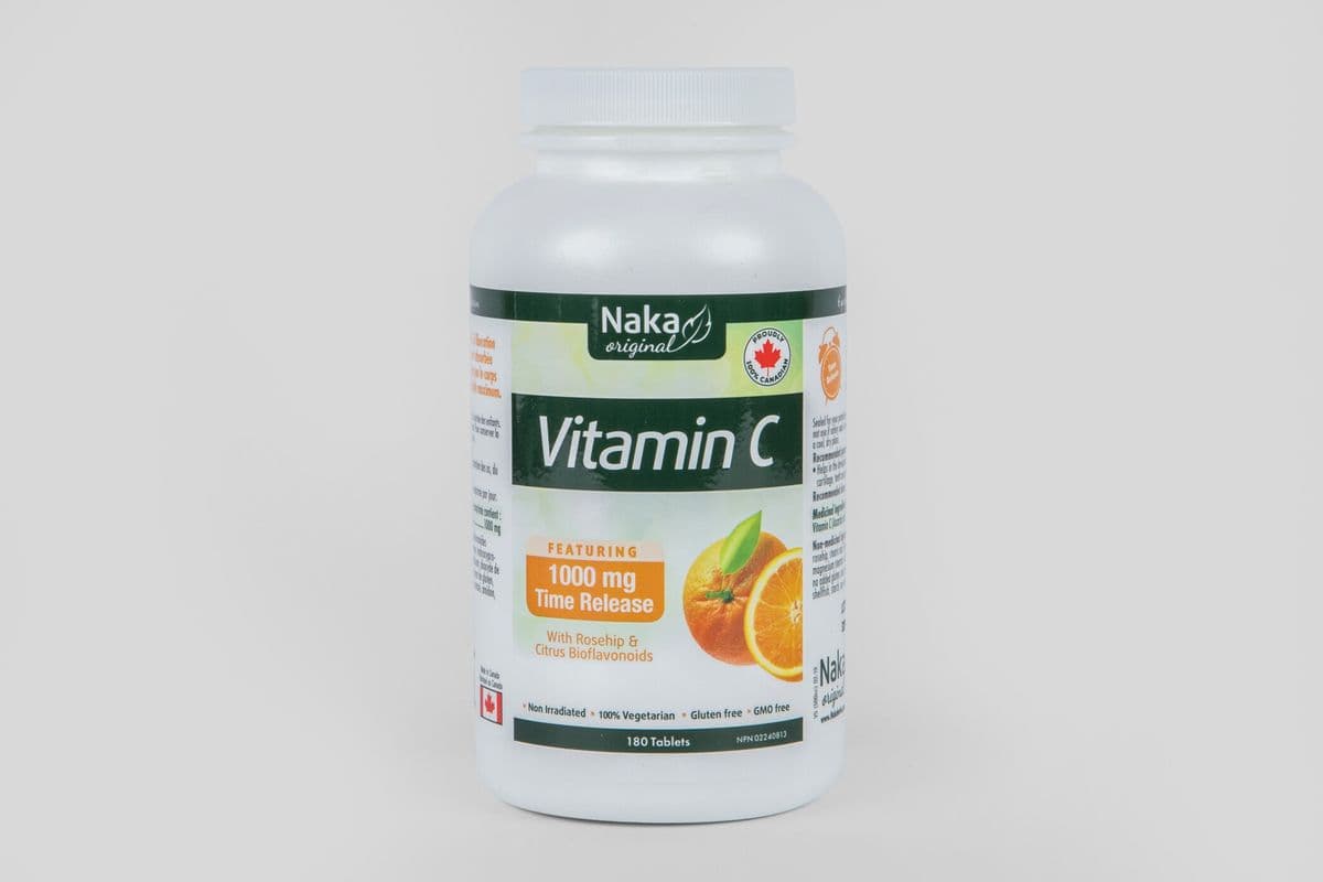 Naka Time Release Vitamin C 1000mg (180 tablets)
