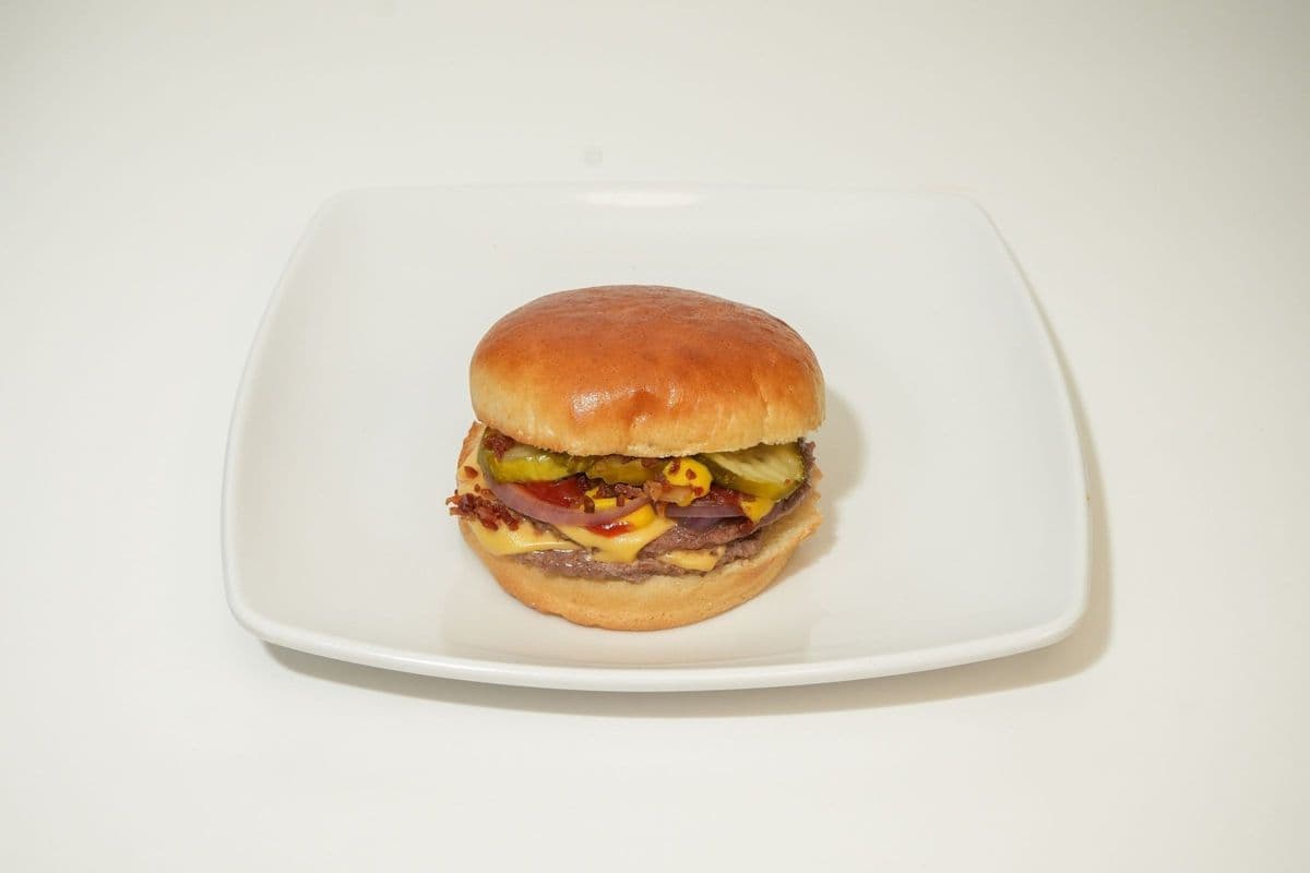 Double Bacon Cheese Slider