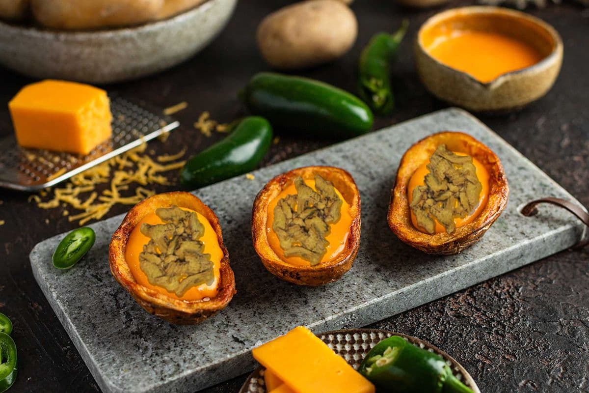 Potato Skins Jalapenos Crispy