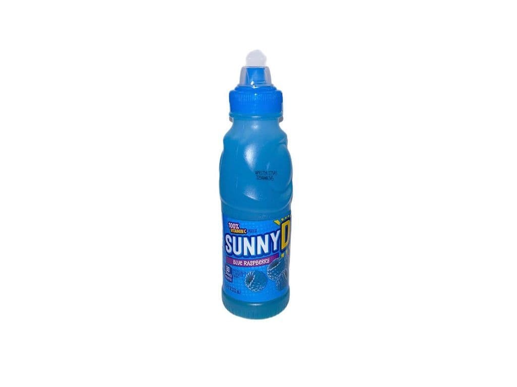 Sunny D Blue Raspberry Juice Bottle 333ml Fruit Drink
