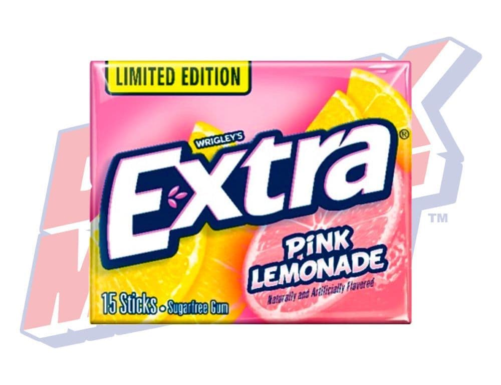 Extra Pink Lemonade Gum - 15pk