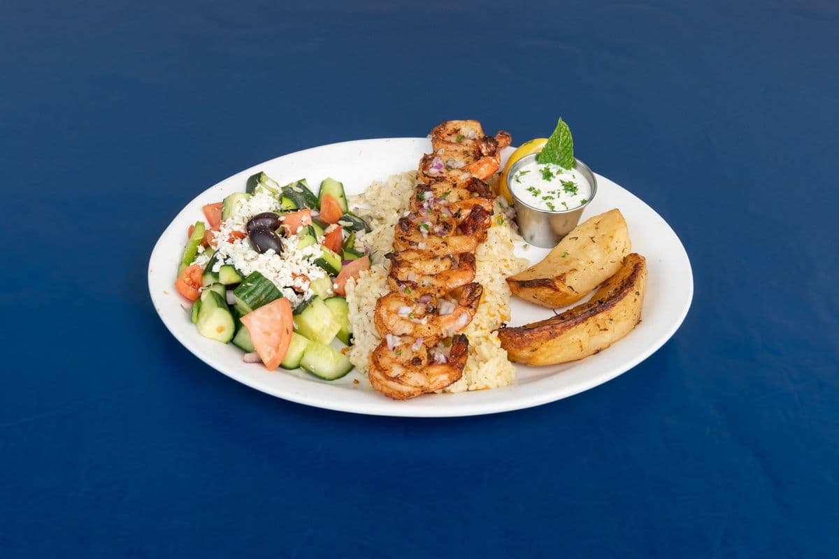 Prawn Souvlaki