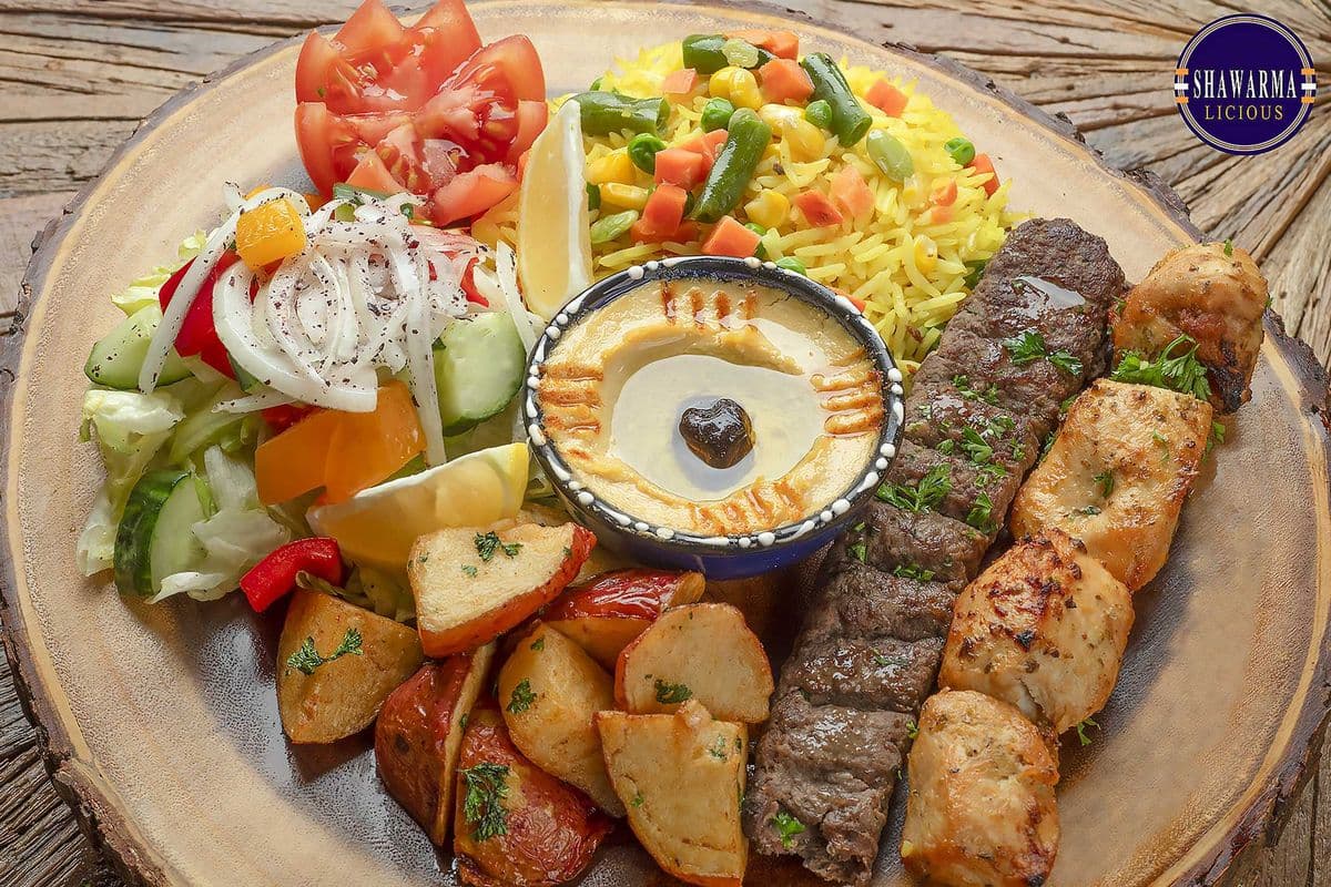 Shish Tawook & Kabab BBQ plate