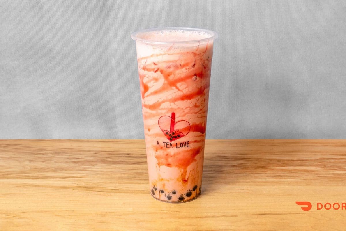 Strawberry Banana Bubble Tea
