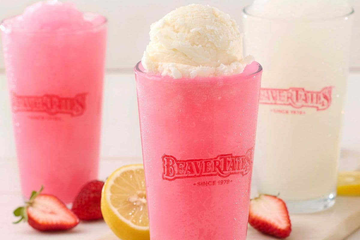 Strawberry Lemonade Float
