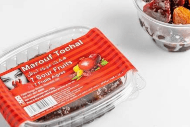 7 Sour Fruit Mix (Mix of Sour Cherry, Damson Plum, Apricot, Pomegranate Seeds, and Fruit Leather) (65 Cal)