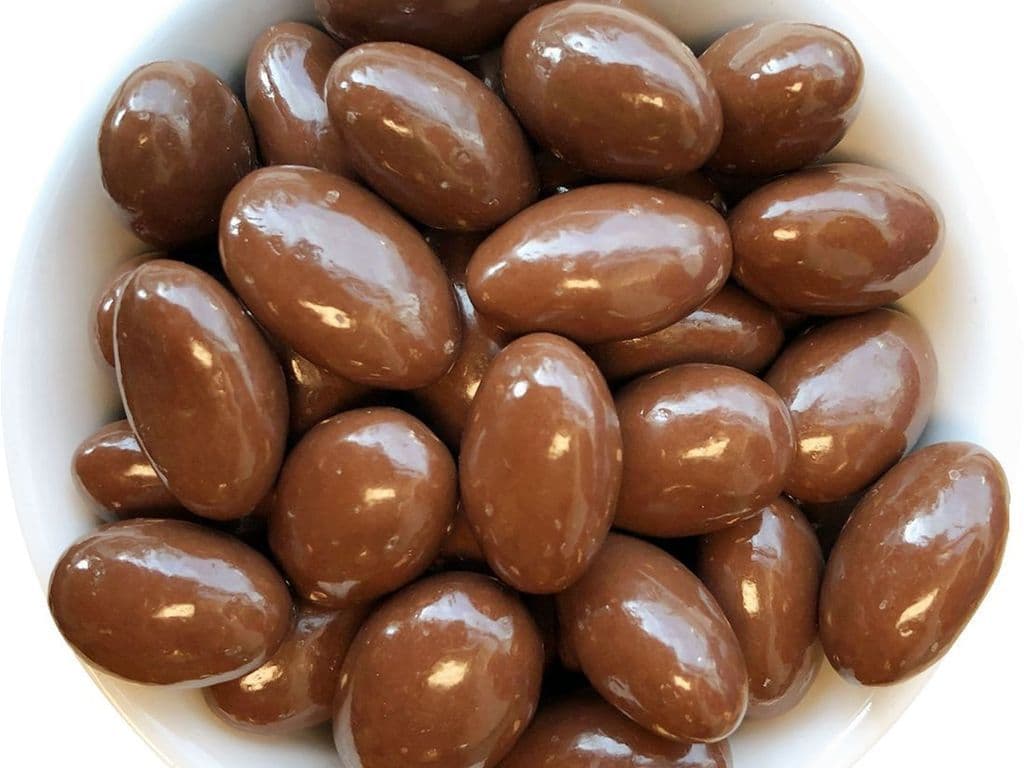 MILK CHOCOLATE ALMONDS 1 LB