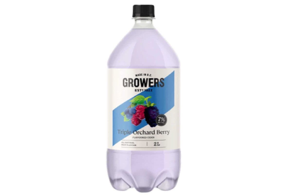 Growers Triple Orchard Berry 2 Ltr Bottle (1 x 2 Ltr Bottle )